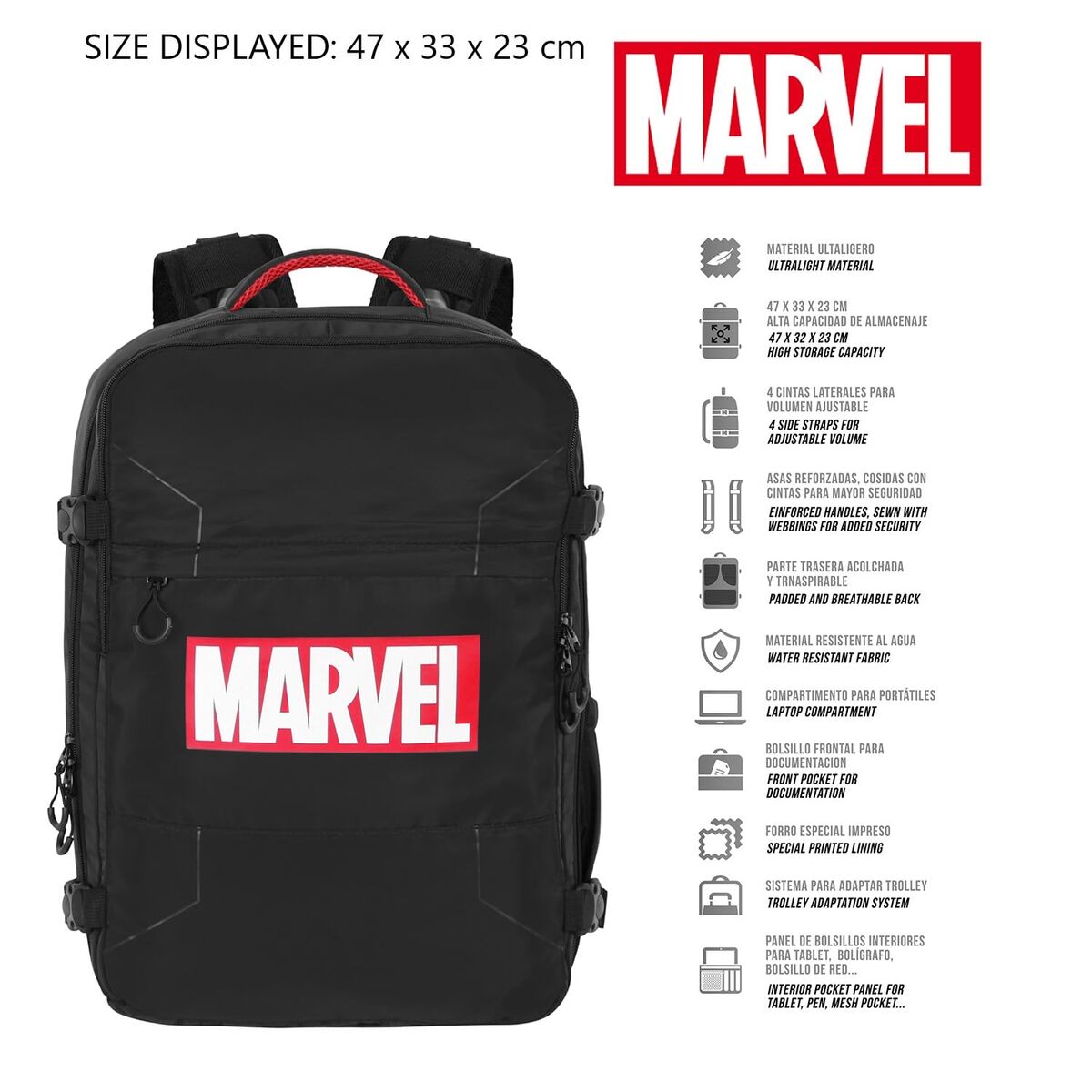Sac à dos Multi - usage Marvel Cabine - K - Lina Shop