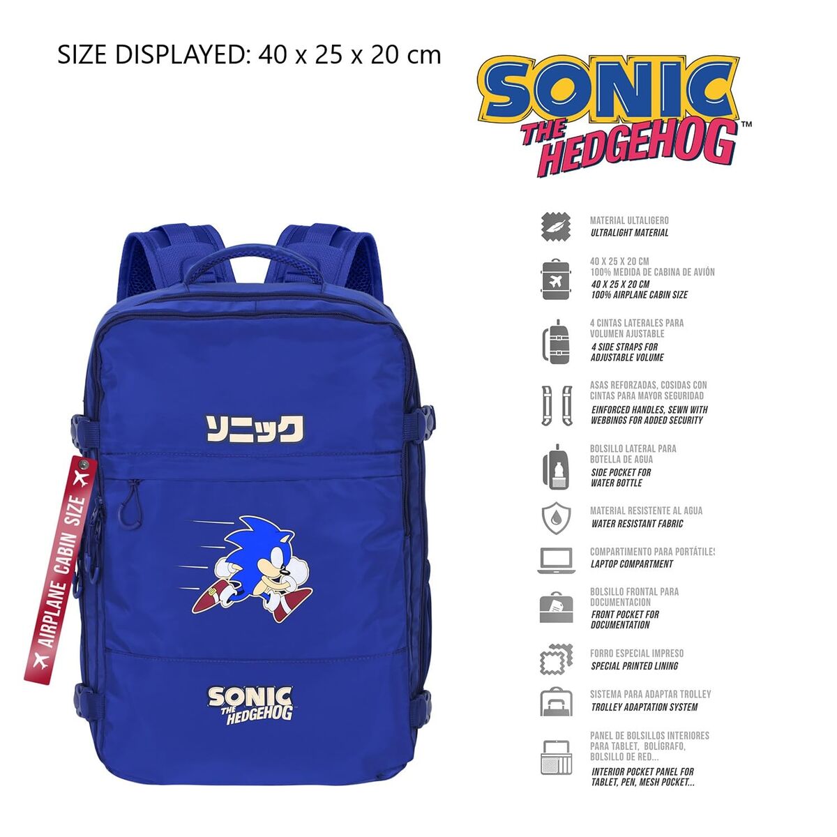 Sac à dos Multi - usage Sonic Cabine - K - Lina Shop
